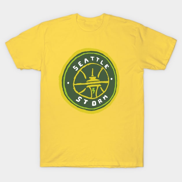 Seattle Stoooorm 15 T-Shirt by Very Simple Graph